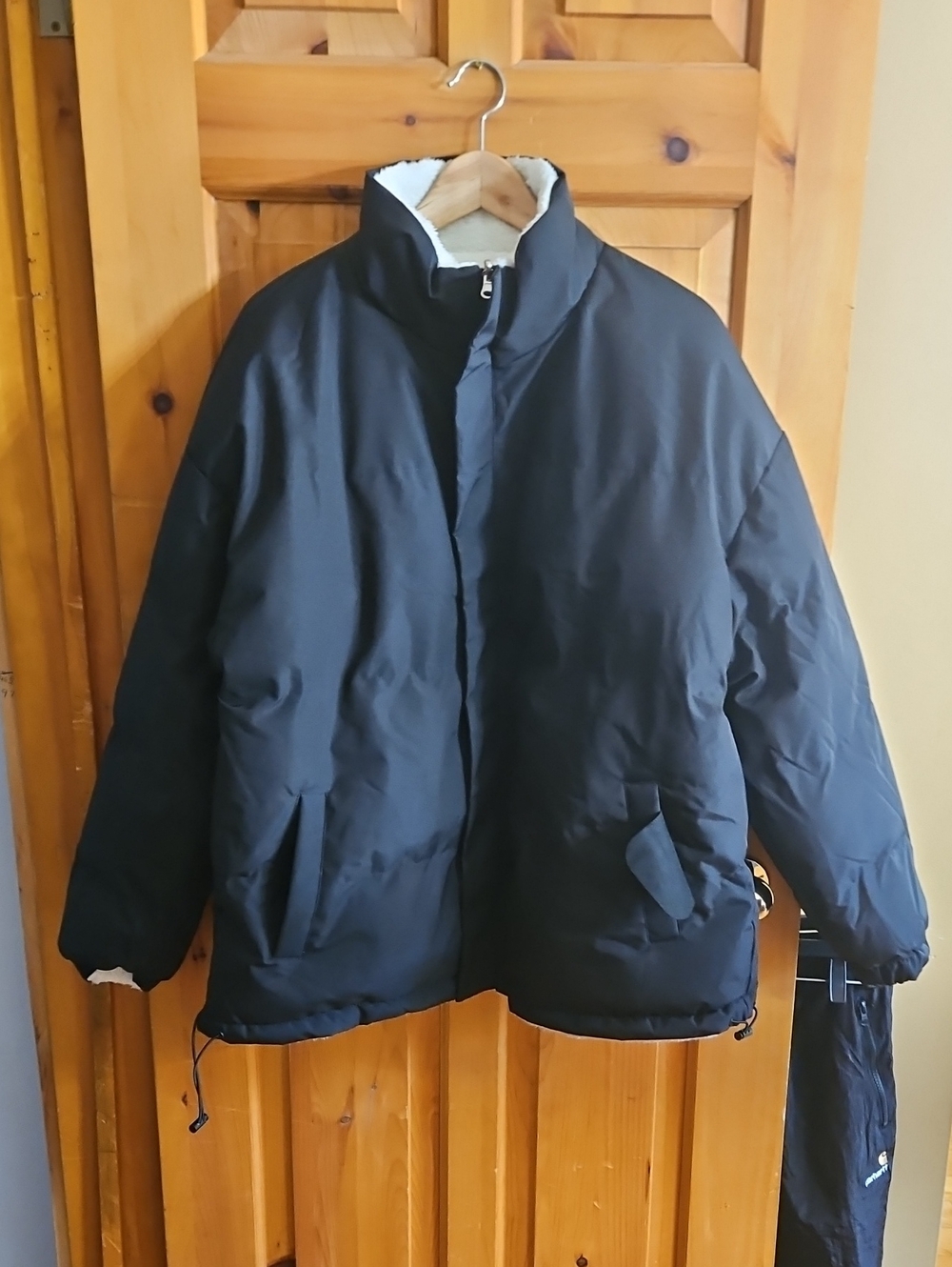 Men's Black or White /grey Reversible  Jacket